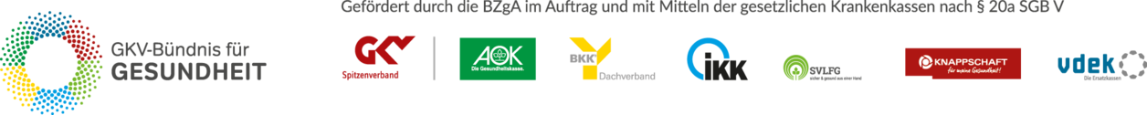 Logos des GKV-Bündnisses für Gesundheit und der Mitglieds-Krankenkassen