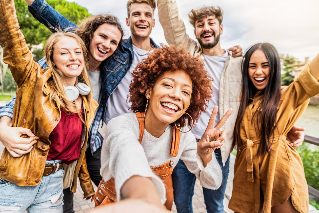 Gruppe von Studenten