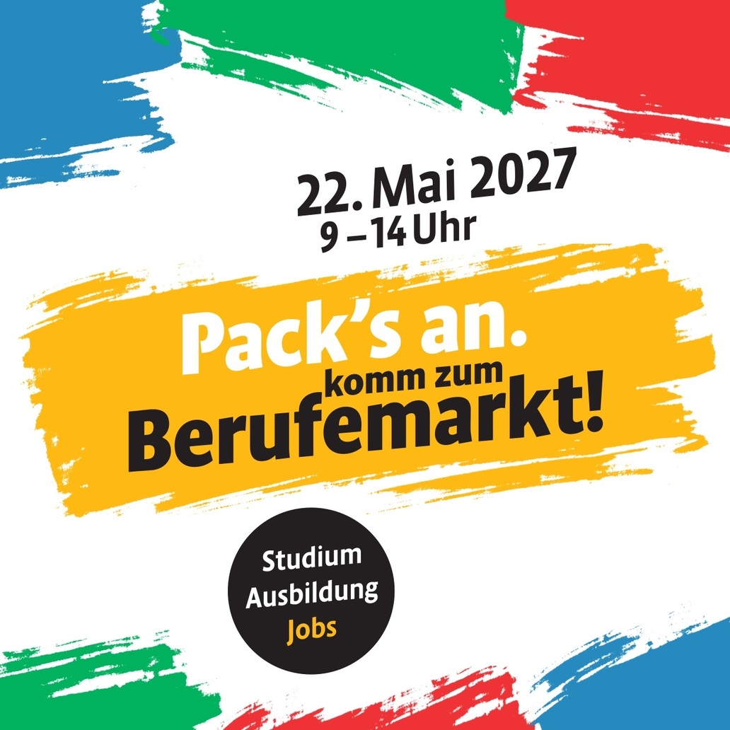 Berufemarkt 2026: Logo und Datum