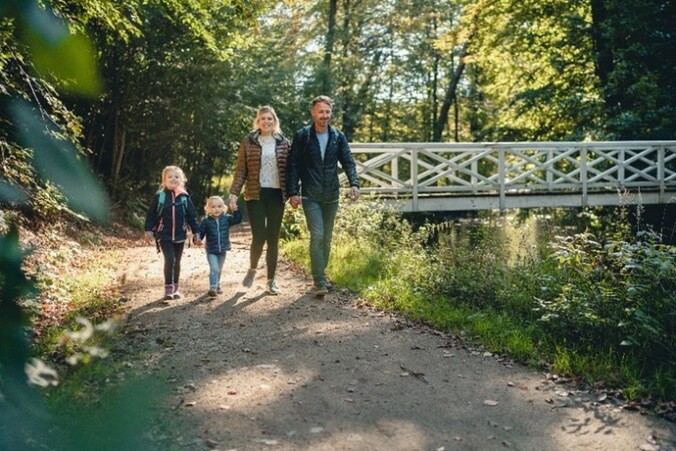 Wanderer im Seifersdorfer Tal