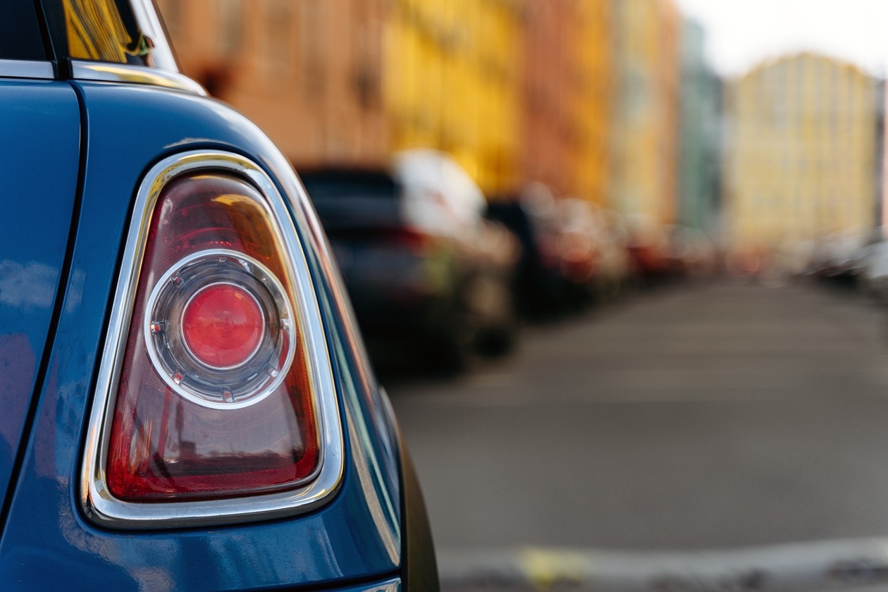 Rücklicht eines Autos