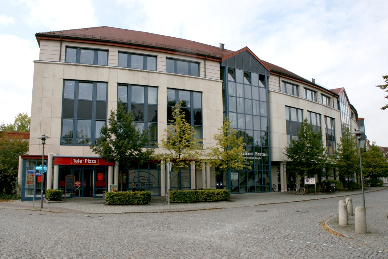 Gebäude des Landratsamtes in Hoyerswerda, Schlossplatz 2